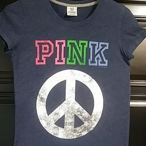 Pink graphic tee shirt
